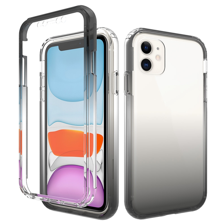 Shockproof High Transparency Two-color Gradual Change PC+TPU Candy Colors Protective Case For iPhone 11(Black)
Shockproof High Transparency Two-color Gradual Change PC+TPU Candy Colors Protective Case For iPhone 11(Black)