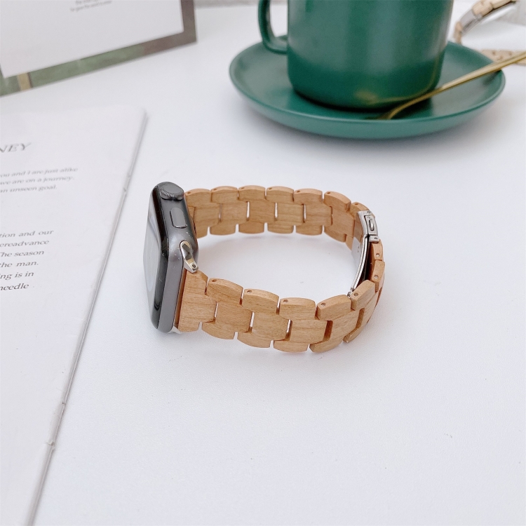Wooden Bead Woven Watchband For Apple Watch Series 6 & SE & 5 & 4 44mm / 3 & 2 & 1 42mm(Brown)
Wooden Bead Woven Watchband For Apple Watch Series 6 & SE & 5 & 4 44mm / 3 & 2 & 1 42mm(Brown)