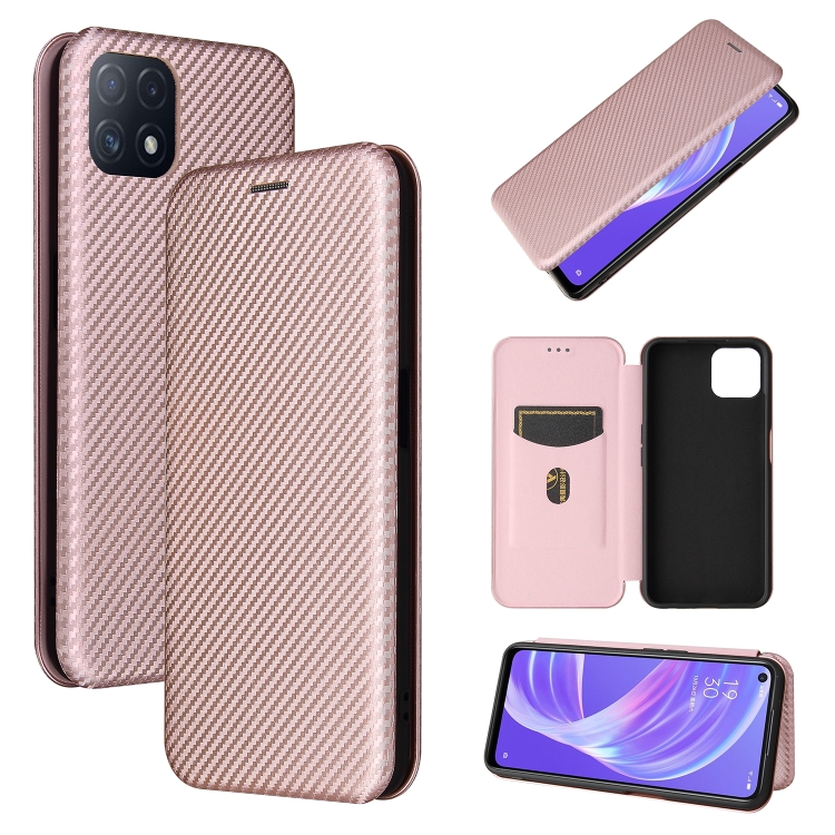 For OPPO A72 5G Carbon Fiber Texture Magnetic Horizontal Flip TPU + PC + PU Leather Case with Card Slot(Pink)
For OPPO A72 5G Carbon Fiber Texture Magnetic Horizontal Flip TPU + PC + PU Leather Case with Card Slot(Pink)