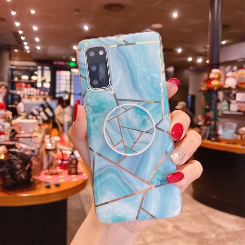 For Samsung Galaxy A31 Splicing Marble Pattern Gilding TPU Protective Case with Foldable Holder(Green)
For Samsung Galaxy A31 Splicing Marble Pattern Gilding TPU Protective Case with Foldable Holder(Green)