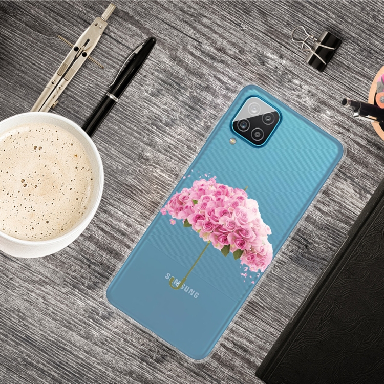 For Samsung Galaxy A12 Colored Drawing Clear TPU Protective Cases(Flower Umbrella)
For Samsung Galaxy A12 Colored Drawing Clear TPU Protective Cases(Flower Umbrella)