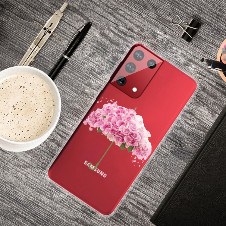For Samsung Galaxy S21+ 5G Colored Drawing Clear TPU Protective Cases(Flower Umbrella)
For Samsung Galaxy S21+ 5G Colored Drawing Clear TPU Protective Cases(Flower Umbrella)