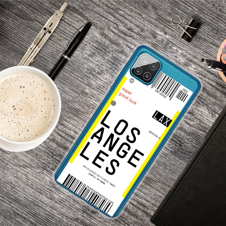 For Samsung Galaxy A12 Boarding Pass Series TPU Phone Protective Case(Los Angeles)
For Samsung Galaxy A12 Boarding Pass Series TPU Phone Protective Case(Los Angeles)