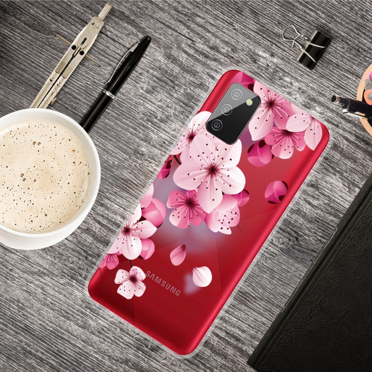 For Samsung Galaxy A02s Colored Drawing Clear TPU Protective Cases(Cherry Blossoms)
For Samsung Galaxy A02s Colored Drawing Clear TPU Protective Cases(Cherry Blossoms)