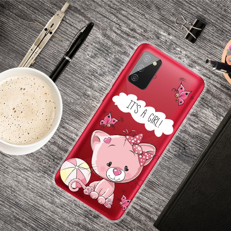 For Samsung Galaxy A02s Shockproof Painted Transparent TPU Protective Case(Cute Cat)
For Samsung Galaxy A02s Shockproof Painted Transparent TPU Protective Case(Cute Cat)