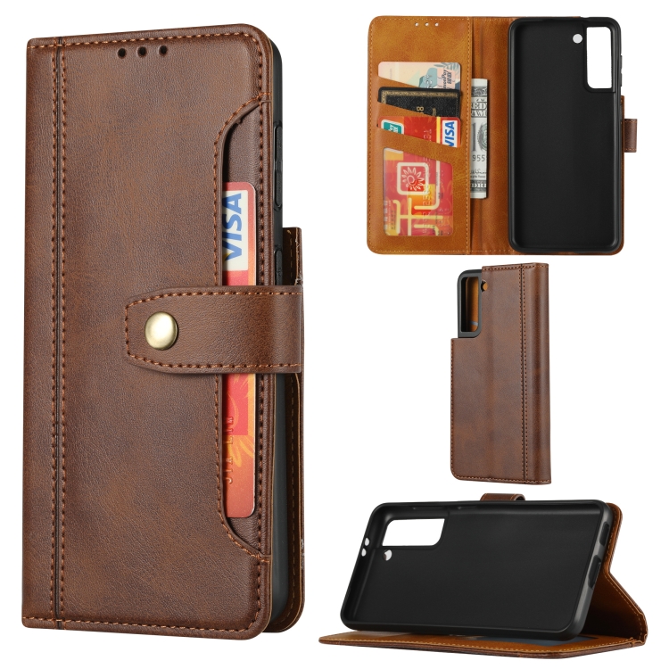 For Samsung Galaxy S30 Calf Texture Double Fold Clasp Horizontal Flip Leather Case with Photo Frame & Holder & Card Slots & Wallet(Coffee)
For Samsung Galaxy S30 Calf Texture Double Fold Clasp Horizontal Flip Leather Case with Photo Frame & Holder & Card Slots & Wallet(Coffee)