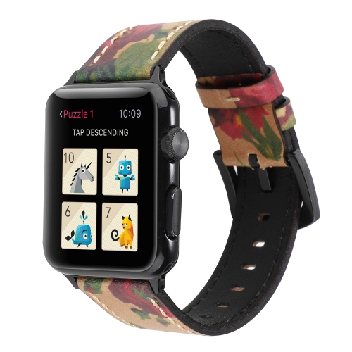 Retro Head-layer Cowhide Genuine Leather Watchband For Apple Watch Series 6 & SE & 5 & 4 44mm / 3 & 2 & 1 42mm(Green)
Retro Head-layer Cowhide Genuine Leather Watchband For Apple Watch Series 6 & SE & 5 & 4 44mm / 3 & 2 & 1 42mm(Green)