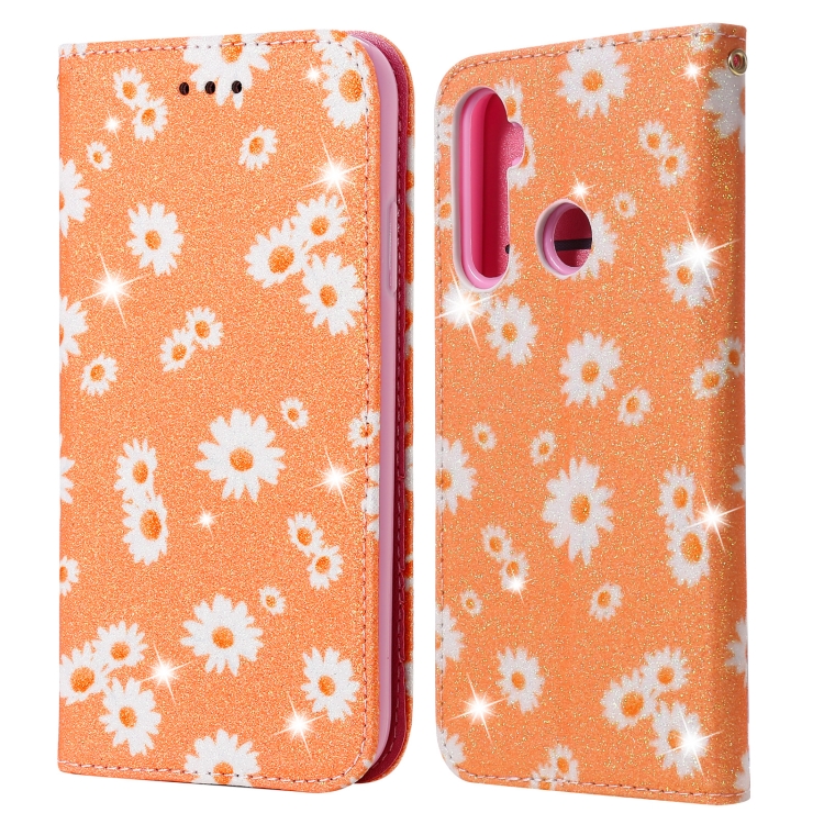 For OPPO Realme 5 & C3 Glittering Daisy Magnetic Horizontal Flip Leather Case with Holder & Card Slots & Photo Frame(Orange)
For OPPO Realme 5 & C3 Glittering Daisy Magnetic Horizontal Flip Leather Case with Holder & Card Slots & Photo Frame(Orange)
