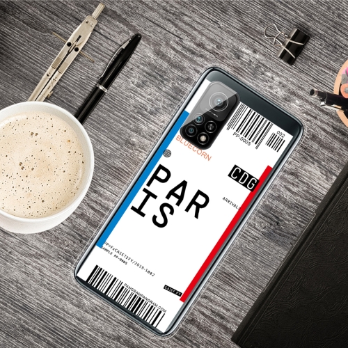 For Xiaomi Mi 10T 5G / 10T Pro 5G Boarding Pass Series TPU Phone Protective Case(Paris)
For Xiaomi Mi 10T 5G / 10T Pro 5G Boarding Pass Series TPU Phone Protective Case(Paris)