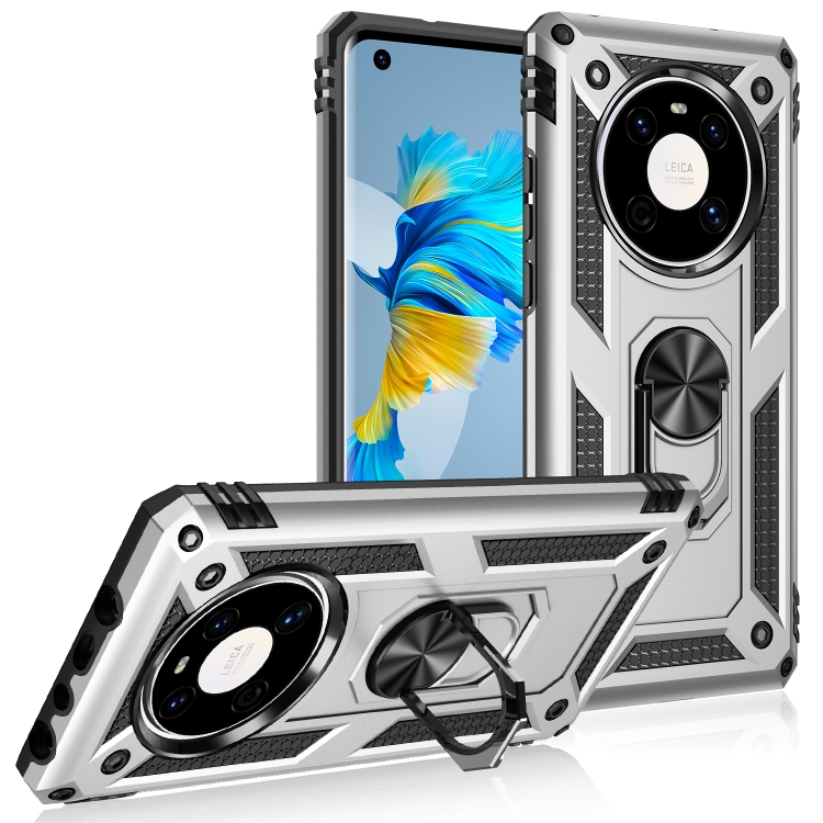 For Huawei Mate 40 Shockproof TPU + PC Protective Case with 360 Degree Rotating Holder(Silver)
For Huawei Mate 40 Shockproof TPU + PC Protective Case with 360 Degree Rotating Holder(Silver)
