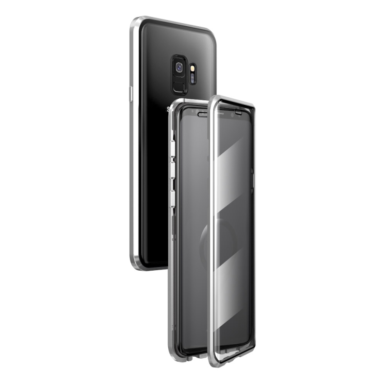 For Samsung Galaxy S9 Magnetic Metal Frame Double-sided Tempered Glass Case(Silver)
For Samsung Galaxy S9 Magnetic Metal Frame Double-sided Tempered Glass Case(Silver)