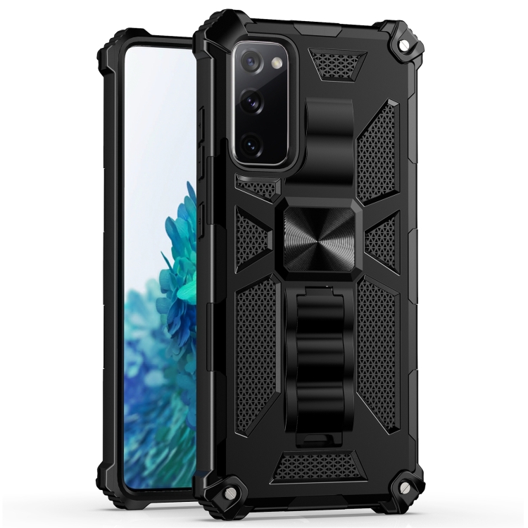 For Samsung Galaxy S20 FE Shockproof TPU + PC Magnetic Protective Case with Holder(Black)
For Samsung Galaxy S20 FE Shockproof TPU + PC Magnetic Protective Case with Holder(Black)