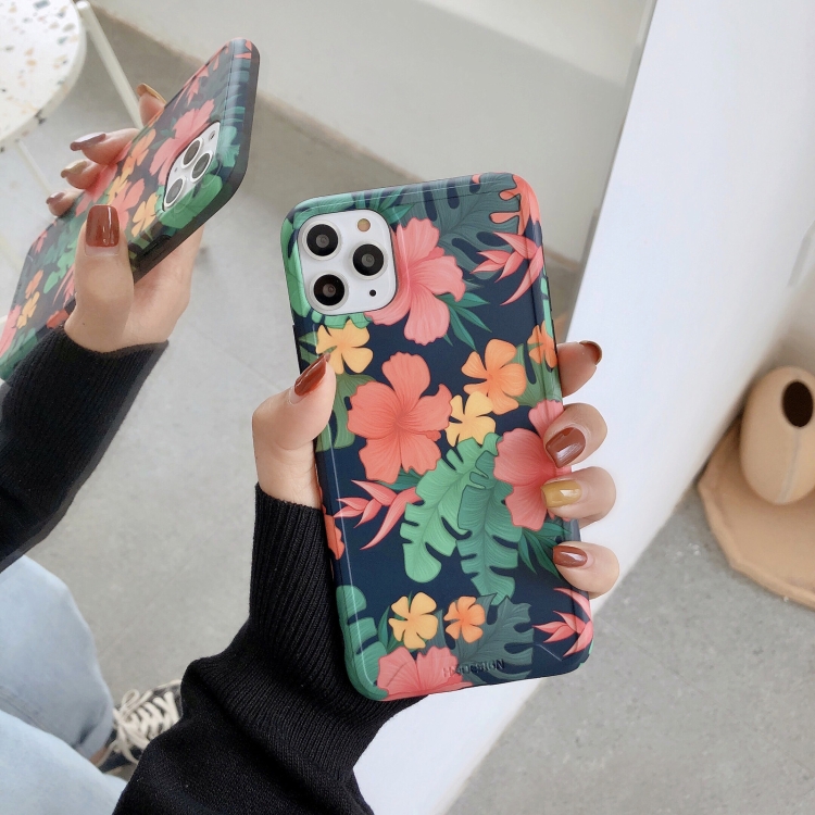 Vintage Flowers Pattern Shockproof TPU Protective Case For iPhone 11 Pro(Black Background Pink Flower)
Vintage Flowers Pattern Shockproof TPU Protective Case For iPhone 11 Pro(Black Background Pink Flower)
