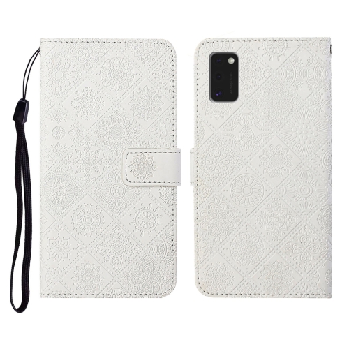 For Samsung Galaxy A41 Ethnic Style Embossed Pattern Horizontal Flip Leather Case with Holder & Card Slots & Wallet & Lanyard(White)
For Samsung Galaxy A41 Ethnic Style Embossed Pattern Horizontal Flip Leather Case with Holder & Card Slots & Wallet & Lanyard(White)