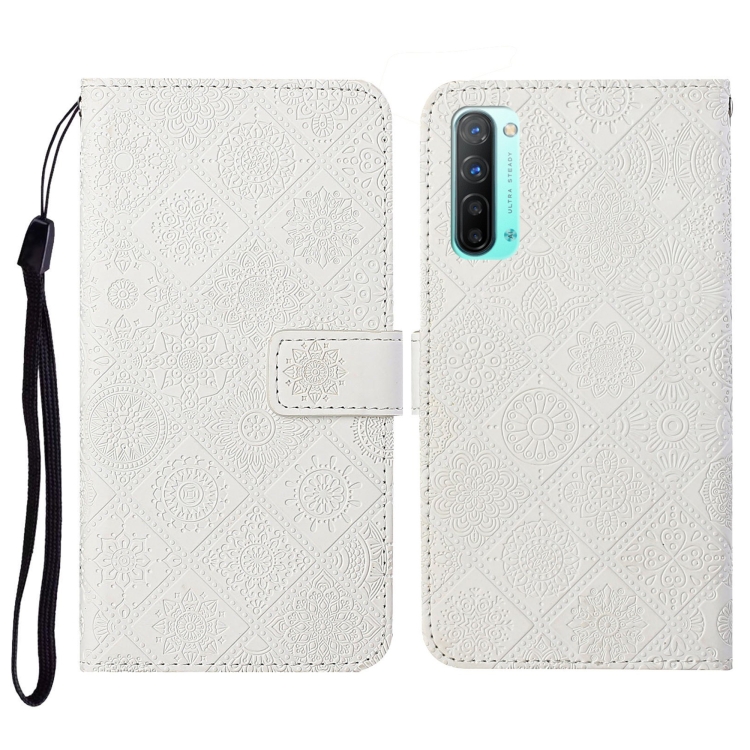 For OPPO Reno3 Ethnic Style Embossed Pattern Horizontal Flip Leather Case with Holder & Card Slots & Wallet & Lanyard(White)
For OPPO Reno3 Ethnic Style Embossed Pattern Horizontal Flip Leather Case with Holder & Card Slots & Wallet & Lanyard(White)