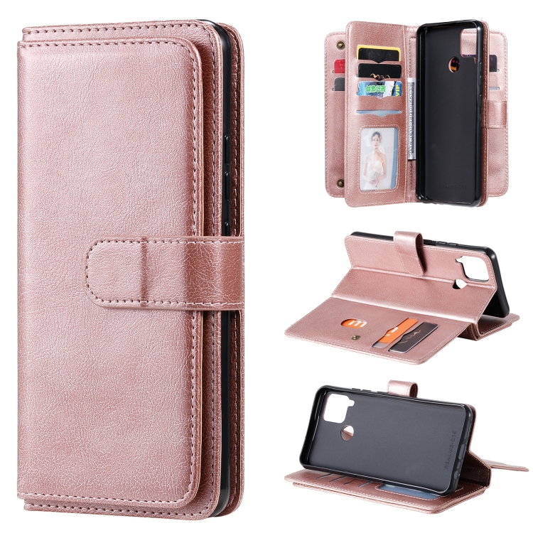 For OPPO Realme C15 Multifunctional Magnetic Copper Buckle Horizontal Flip Solid Color Leather Case with 10 Card Slots & Wallet & Holder & Photo Frame(Rose Gold)
For OPPO Realme C15 Multifunctional Magnetic Copper Buckle Horizontal Flip Solid Color Leather Case with 10 Card Slots & Wallet & Holder & Photo Frame(Rose Gold)