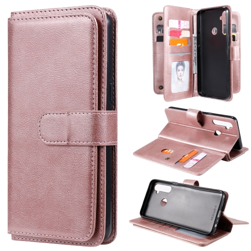 For OPPO Realme 5 Multifunctional Magnetic Copper Buckle Horizontal Flip Solid Color Leather Case with 10 Card Slots & Wallet & Holder & Photo Frame(Rose Gold)
For OPPO Realme 5 Multifunctional Magnetic Copper Buckle Horizontal Flip Solid Color Leather Case with 10 Card Slots & Wallet & Holder & Photo Frame(Rose Gold)
