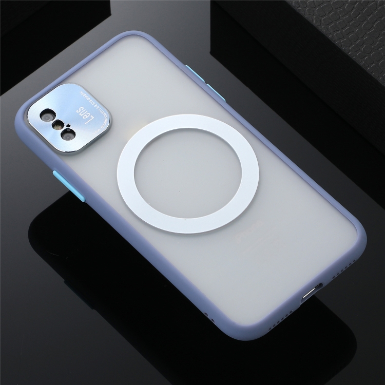 Skin Feel PC + TPU Full Coverage Shockproof Magnetic Magsafe Case with Metal Lens Cover For iPhone XS Max(Grey)
Skin Feel PC + TPU Full Coverage Shockproof Magnetic Magsafe Case with Metal Lens Cover For iPhone XS Max(Grey)