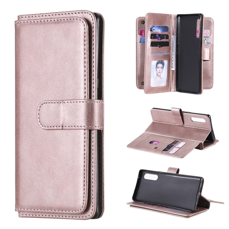 For LG Velvet / G9 Multifunctional Magnetic Copper Buckle Horizontal Flip Solid Color Leather Case with 10 Card Slots & Wallet & Holder & Photo Frame(Rose Gold)
For LG Velvet / G9 Multifunctional Magnetic Copper Buckle Horizontal Flip Solid Color Leather Case with 10 Card Slots & Wallet & Holder & Photo Frame(Rose Gold)