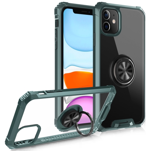 Armor Ring PC + TPU Magnetic Shockproof Protective Case For iPhone 11(Dark Green)
Armor Ring PC + TPU Magnetic Shockproof Protective Case For iPhone 11(Dark Green)