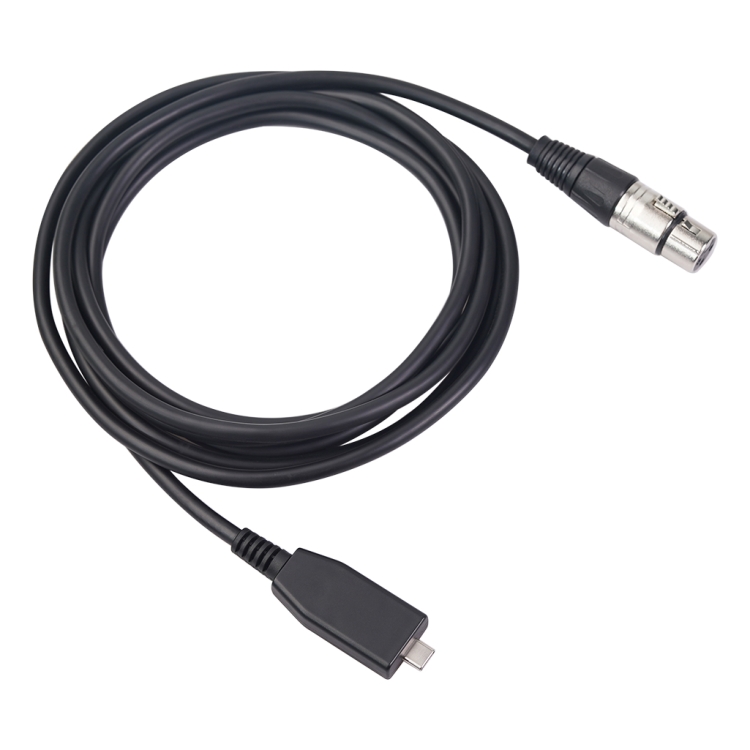 TY18 USB-C / Type-C Male to Cannon Female Microphone Recording Cable, Cable Length:3m
TY18 USB-C / Type-C Male to Cannon Female Microphone Recording Cable, Cable Length:3m