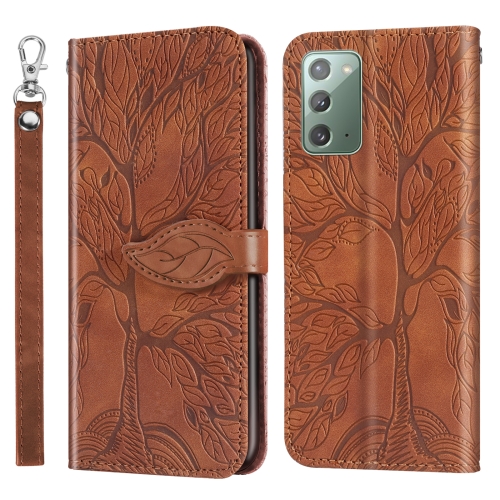 For Samsung Galaxy Note20 Life of Tree Embossing Pattern Horizontal Flip Leather Case with Holder & Card Slot & Wallet & Photo Frame & Lanyard(Brown)
For Samsung Galaxy Note20 Life of Tree Embossing Pattern Horizontal Flip Leather Case with Holder & Card Slot & Wallet & Photo Frame & Lanyard(Brown)