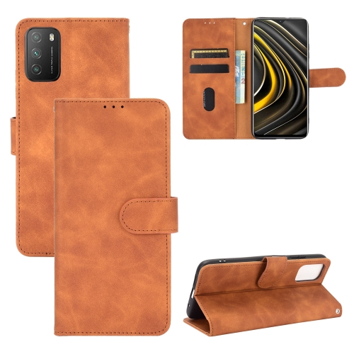 For Xiaomi Poco M3 Solid Color Skin Feel Magnetic Buckle Horizontal Flip Calf Texture PU Leather Case with Holder & Card Slots & Wallet(Brown)
For Xiaomi Poco M3 Solid Color Skin Feel Magnetic Buckle Horizontal Flip Calf Texture PU Leather Case with Holder & Card Slots & Wallet(Brown)