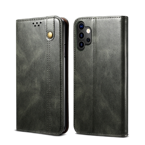For Samsung Galaxy A32 5G Simple Wax Crazy Horse Texture Horizontal Flip Leather Case with Card Slots & Wallet(Dark Green)
For Samsung Galaxy A32 5G Simple Wax Crazy Horse Texture Horizontal Flip Leather Case with Card Slots & Wallet(Dark Green)