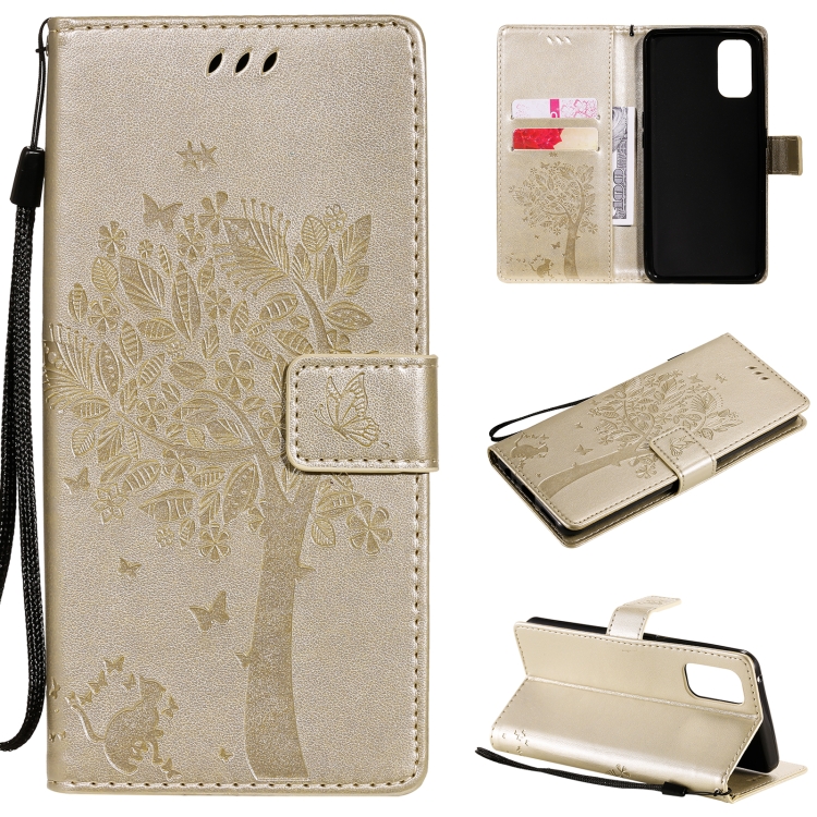 For OPPO Realme 7 Pro Tree & Cat Pattern Pressed Printing Horizontal Flip PU Leather Case with Holder & Card Slots & Wallet & Lanyard(Gold)
For OPPO Realme 7 Pro Tree & Cat Pattern Pressed Printing Horizontal Flip PU Leather Case with Holder & Card Slots & Wallet & Lanyard(Gold)