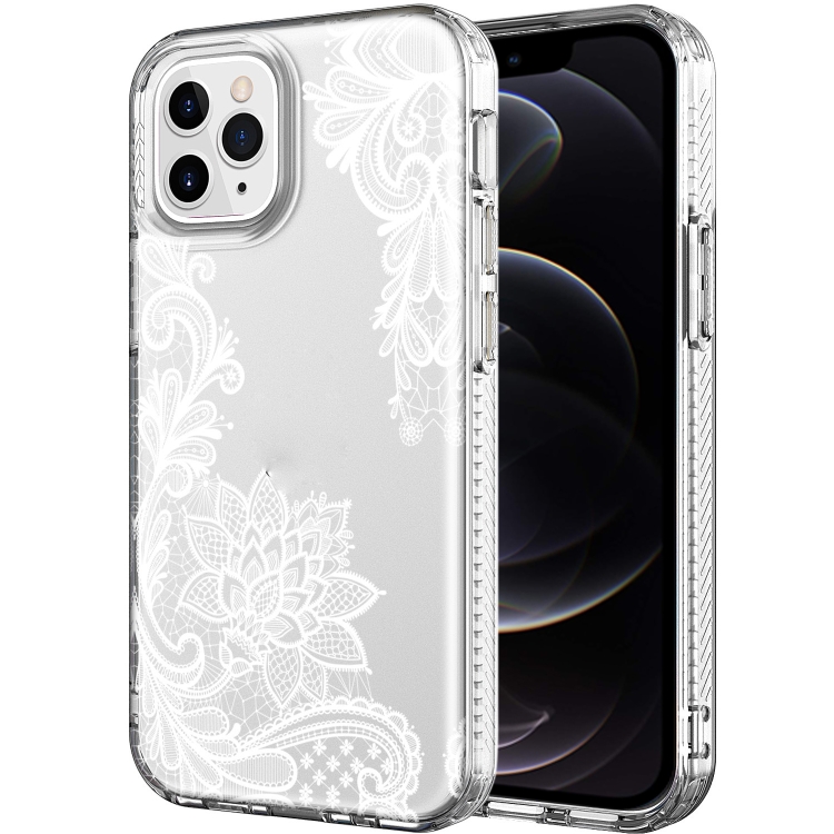 Shockproof Electroplating IMD Protective Case For iPhone 12 / 12 Pro(GWL025BL Lace Flower)
Shockproof Electroplating IMD Protective Case For iPhone 12 / 12 Pro(GWL025BL Lace Flower)