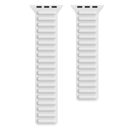 Silicone Magnetic Chain Watchband For Apple Watch Series 7 45mm / 6 & SE & 5 & 4 44mm / 3 & 2 & 1 42mm(White)
Silicone Magnetic Chain Watchband For Apple Watch Series 7 45mm / 6 & SE & 5 & 4 44mm / 3 & 2 & 1 42mm(White)