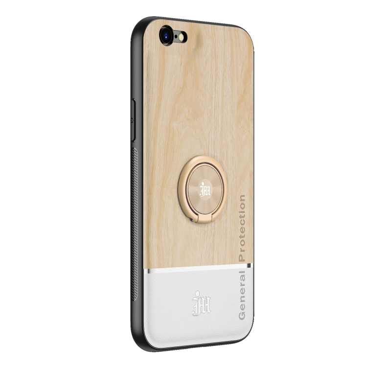 Wood Grain PC + TPU Shockproof Protective Case with Ring Holder For iPhone 6 & 6s(Wood Color) 
Wood Grain PC + TPU Shockproof Protective Case with Ring Holder For iPhone 6 & 6s(Wood Color)
