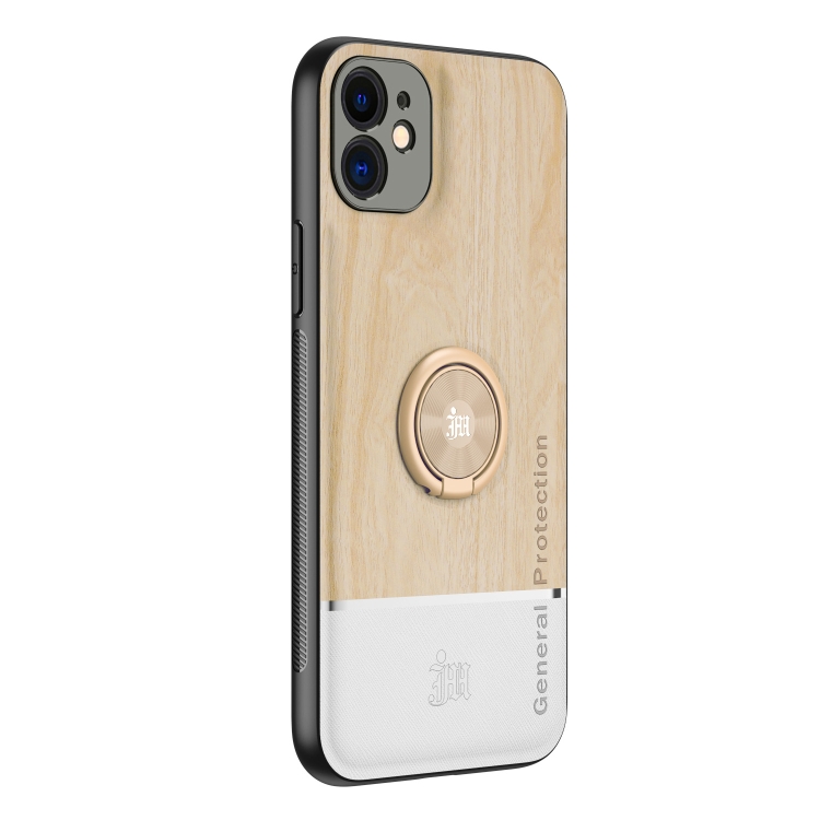 Wood Grain PC + TPU Shockproof Protective Case with Ring Holder For iPhone 11(Wood Color)
Wood Grain PC + TPU Shockproof Protective Case with Ring Holder For iPhone 11(Wood Color)
