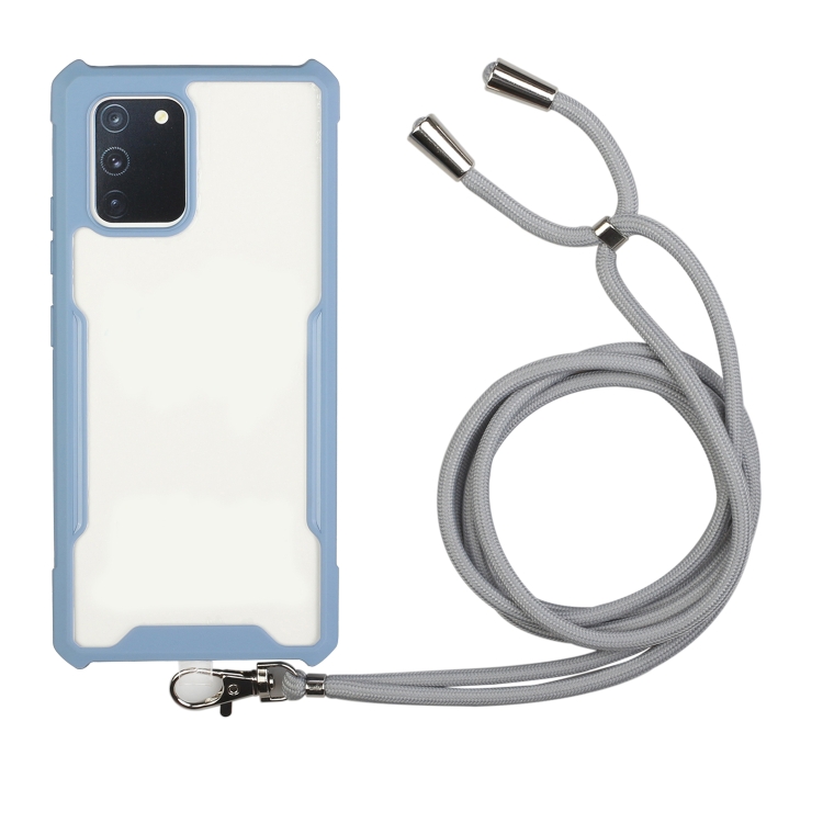 For OPPO Reno4 4G Acrylic + Color TPU Shockproof Case with Neck Lanyard(Milk Grey)
For OPPO Reno4 4G Acrylic + Color TPU Shockproof Case with Neck Lanyard(Milk Grey)