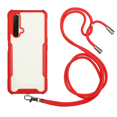 For OPPO Realme X50 5G Acrylic + Color TPU Shockproof Case with Neck Lanyard(Red)
For OPPO Realme X50 5G Acrylic + Color TPU Shockproof Case with Neck Lanyard(Red)