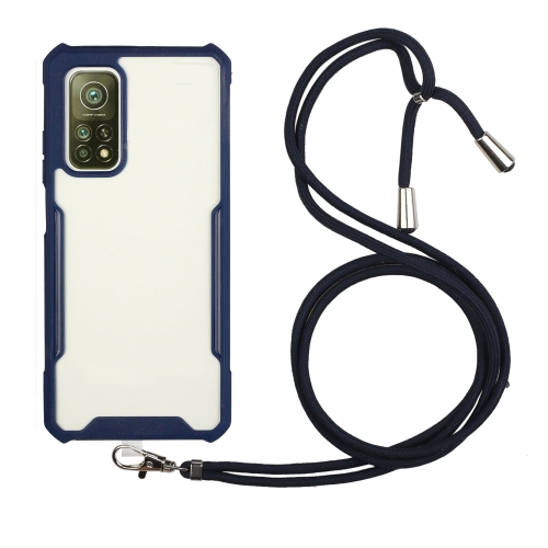 For Xiaomi Mi 10T / 10 Pro / Redmi K30S Acrylic + Color TPU Shockproof Case with Neck Lanyard(Dark Blue)
For Xiaomi Mi 10T / 10 Pro / Redmi K30S Acrylic + Color TPU Shockproof Case with Neck Lanyard(Dark Blue)