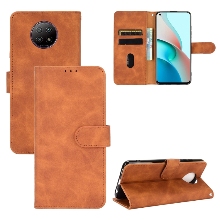 For Xiaomi Redmi Note 9 5G Solid Color Skin Feel Magnetic Buckle Horizontal Flip Calf Texture PU Leather Case with Holder & Card Slots & Wallet(Brown)
For Xiaomi Redmi Note 9 5G Solid Color Skin Feel Magnetic Buckle Horizontal Flip Calf Texture PU Leather Case with Holder & Card Slots & Wallet(Brown)