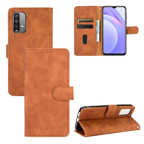 For Xiaomi Redmi Note 9 4G Solid Color Skin Feel Magnetic Buckle Horizontal Flip Calf Texture PU Leather Case with Holder & Card Slots & Wallet(Brown)
For Xiaomi Redmi Note 9 4G Solid Color Skin Feel Magnetic Buckle Horizontal Flip Calf Texture PU Leather Case with Holder & Card Slots & Wallet(Brown)