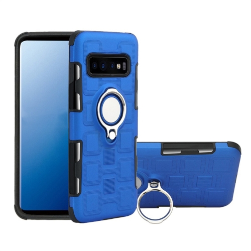 For Galaxy S10+ 2 In 1 Cube PC + TPU Protective Case with 360 Degrees Rotate Silver Ring Holder(Blue)
For Galaxy S10+ 2 In 1 Cube PC + TPU Protective Case with 360 Degrees Rotate Silver Ring Holder(Blue)