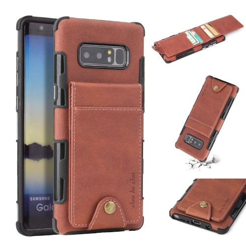 For Galaxy Note 8 Cloth Texture + TPU Shockproof Protective Case with Vertical Flip Card Slots(Brown)
For Galaxy Note 8 Cloth Texture + TPU Shockproof Protective Case with Vertical Flip Card Slots(Brown)