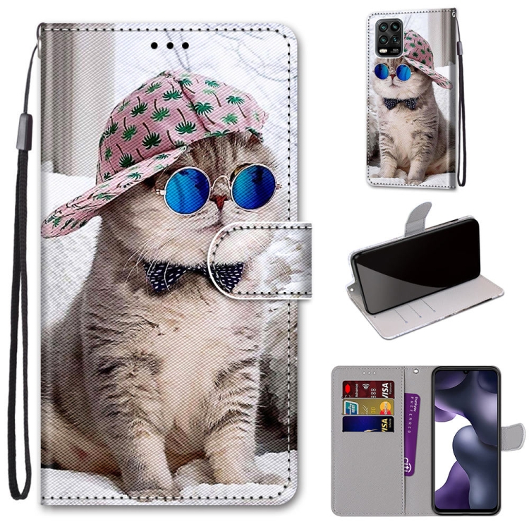 For Xiaomi Mi 10 Lite Coloured Drawing Cross Texture Horizontal Flip PU Leather Case with Holder & Card Slots & Wallet & Lanyard(Slant Hat Blue Mirror Cat)
For Xiaomi Mi 10 Lite Coloured Drawing Cross Texture Horizontal Flip PU Leather Case with Holder & Card Slots & Wallet & Lanyard(Slant Hat Blue Mirror Cat)
