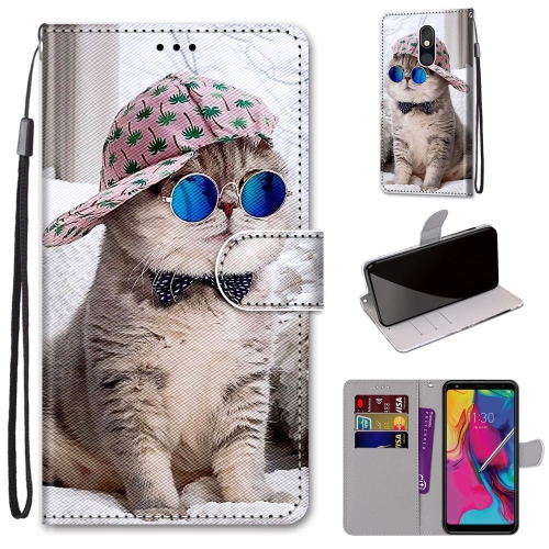 For LG Stylo 5 Coloured Drawing Cross Texture Horizontal Flip PU Leather Case with Holder & Card Slots & Wallet & Lanyard(Slant Hat Blue Mirror Cat)
For LG Stylo 5 Coloured Drawing Cross Texture Horizontal Flip PU Leather Case with Holder & Card Slots & Wallet & Lanyard(Slant Hat Blue Mirror Cat)