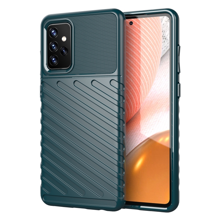 For Samsung Galaxy A72 5G / 4G Thunderbolt Shockproof TPU Protective Soft Case(Green)
For Samsung Galaxy A72 5G / 4G Thunderbolt Shockproof TPU Protective Soft Case(Green)
