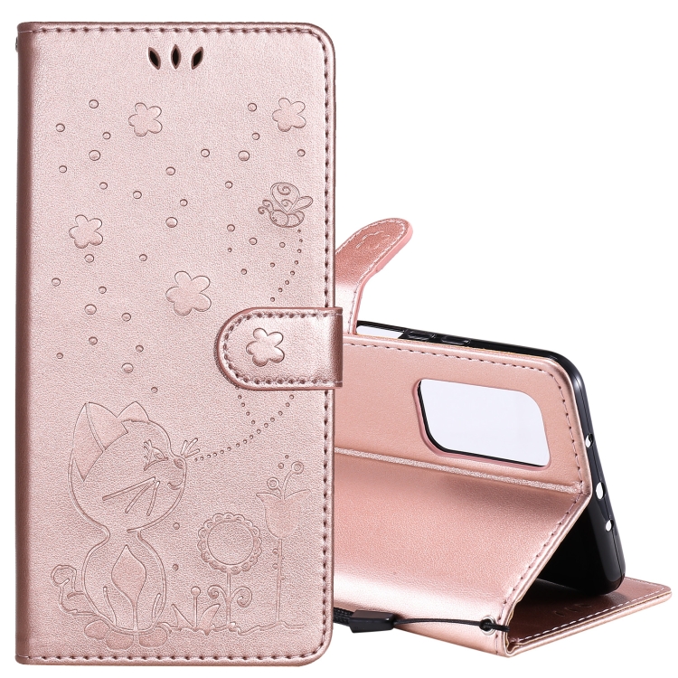 For Xiaomi 10T Pro 5G / 10T 5G Cat Bee Embossing Pattern Shockproof Horizontal Flip Leather Case with Holder & Card Slots & Wallet(Rose Gold)
For Xiaomi 10T Pro 5G / 10T 5G Cat Bee Embossing Pattern Shockproof Horizontal Flip Leather Case with Holder & Card Slots & Wallet(Rose Gold)
