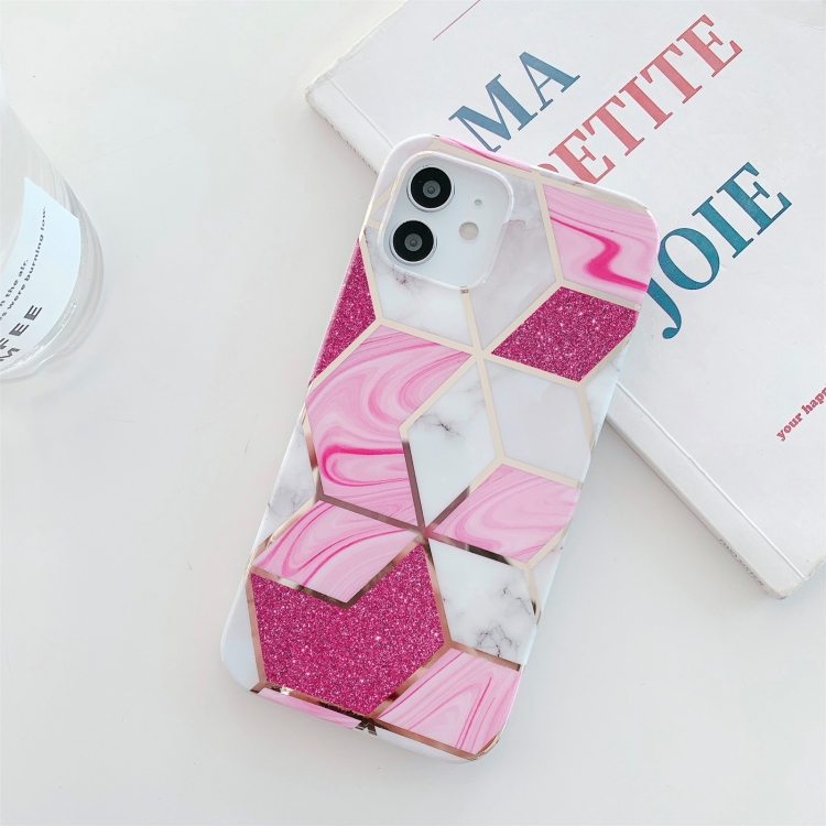 Glitter Powder Electroplated Marble TPU Phone Case For iPhone 11 Pro Max(Pink)
Glitter Powder Electroplated Marble TPU Phone Case For iPhone 11 Pro Max(Pink)