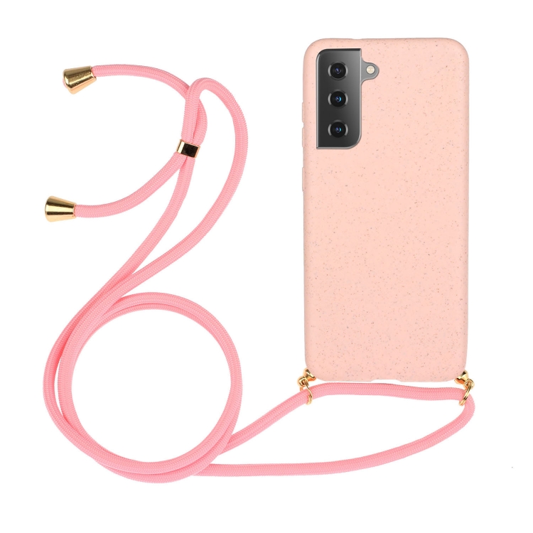 For Samsung Galaxy S21+ 5G Wheat Straw Material + TPU Protective Case with Lanyard(Pink)
For Samsung Galaxy S21+ 5G Wheat Straw Material + TPU Protective Case with Lanyard(Pink)