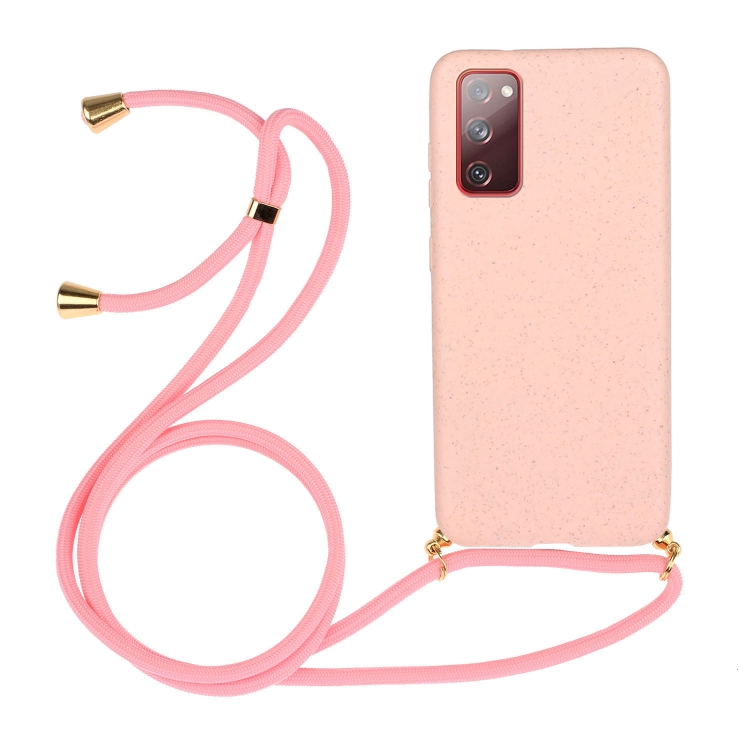 For Samsung Galaxy S20 FE Wheat Straw Material + TPU Protective Case with Lanyard(Pink)
For Samsung Galaxy S20 FE Wheat Straw Material + TPU Protective Case with Lanyard(Pink)