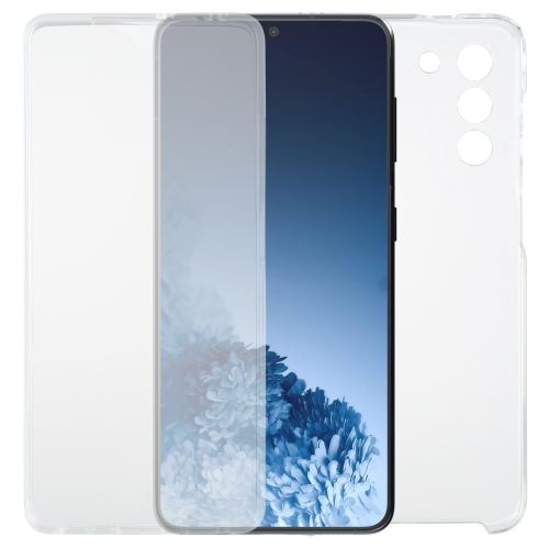 For Samsung Galaxy S21 5G PC+TPU Ultra-thin Double-sided Full Coverage Transparent Soft Case
For Samsung Galaxy S21 5G PC+TPU Ultra-thin Double-sided Full Coverage Transparent Soft Case