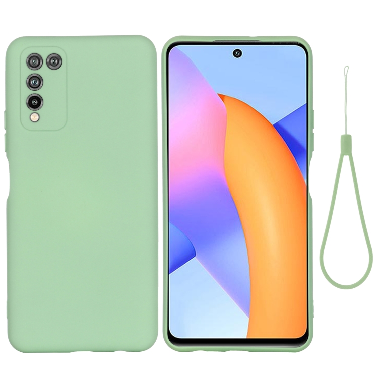 For Huawei Honor 10X Lite Pure Color Liquid Silicone Shockproof Full Coverage Case(Green)
For Huawei Honor 10X Lite Pure Color Liquid Silicone Shockproof Full Coverage Case(Green)
