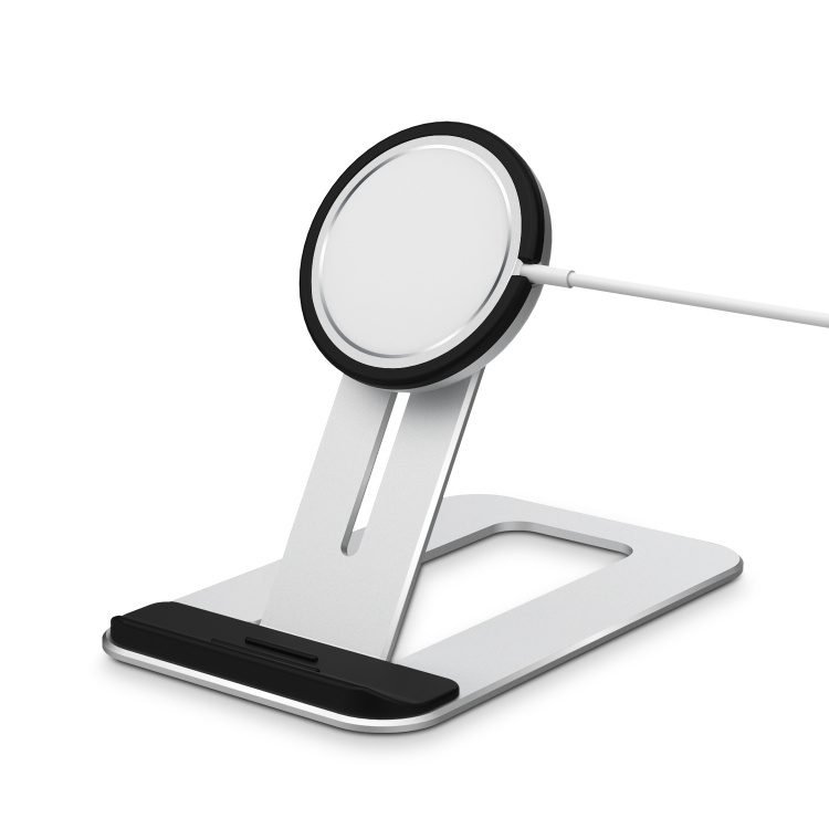 MagSafe Magnetic Wireless Charger Aluminum Alloy Up and Down Adjustable Desktop Stand for iPhone 12 Series(Silver)
MagSafe Magnetic Wireless Charger Aluminum Alloy Up and Down Adjustable Desktop Stand for iPhone 12 Series(Silver)